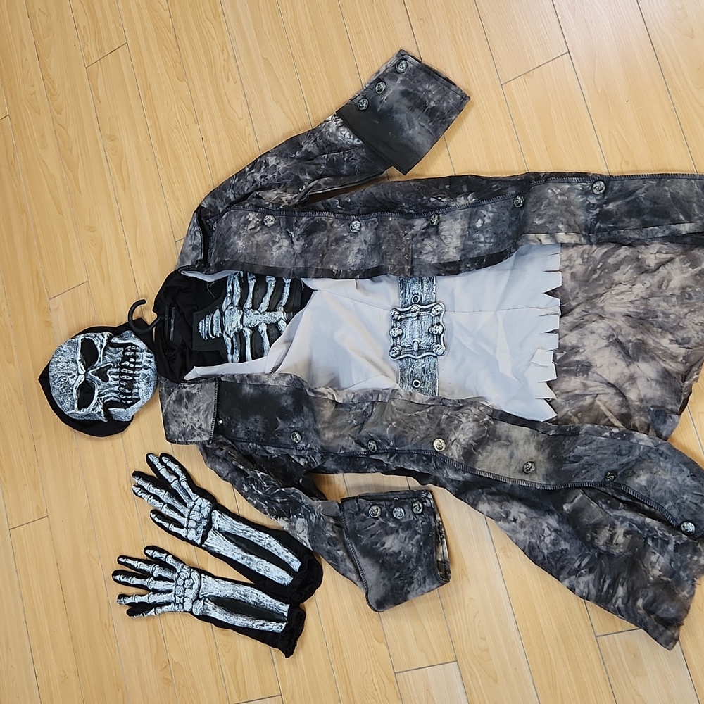 Halloween Men Skeleton Ghost Costume